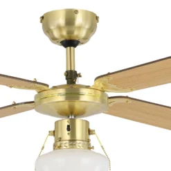 Eglo Fortaleza Ceiling Fan With Light - Bronze & Wood -Home Lighting Store 14742122 9065052700423317